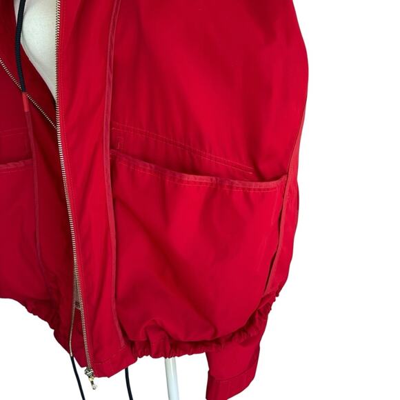 Tommy Hilfiger - Red Hooded Women's Jacket, dolman sleeves, Size: XXL - Picture 7 of 14